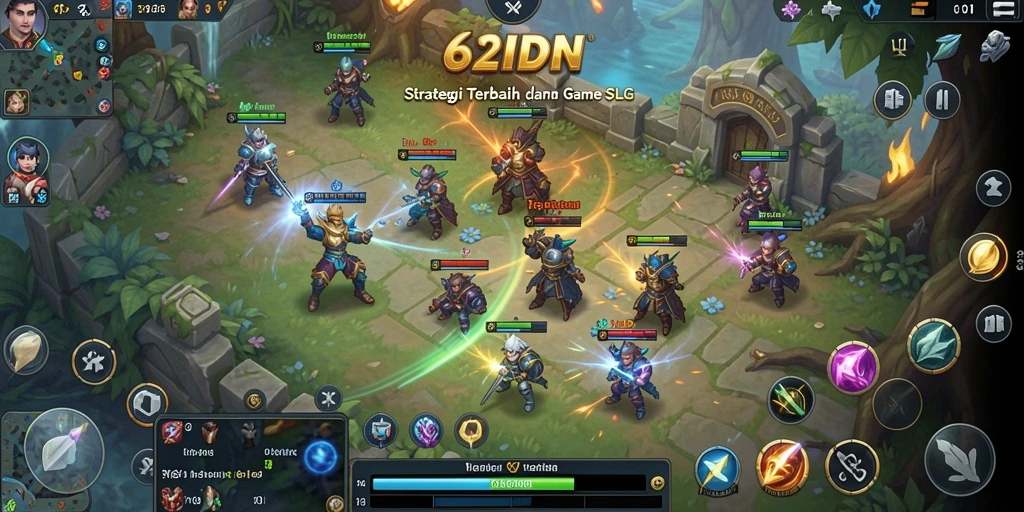 Screenshot gameplay <strong>62IDN</strong> menampilkan aksi pertempuran yang dinamis.
