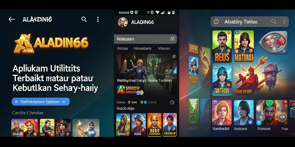 Tampilan antarmuka ALADIN66 yang bersih dan fungsional.