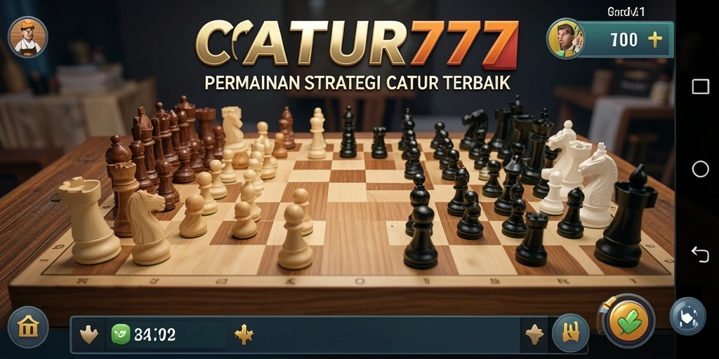 Tampilan permainan catur yang menantang dari CATUR777.