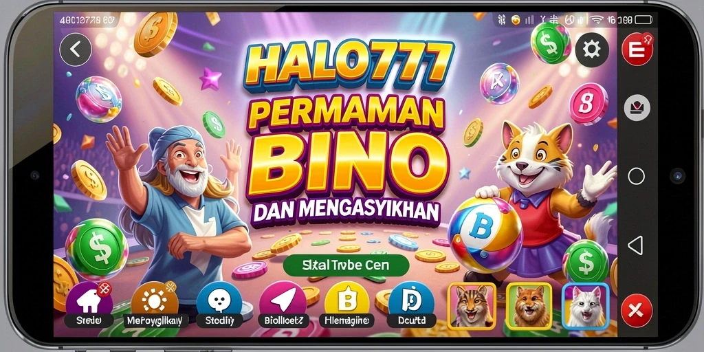 Tampilan gameplay HALO777 yang seru dan interaktif.