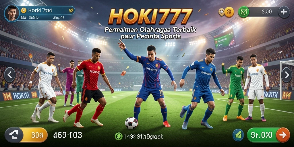 Tampilan menarik dari gameplay HOKI777 yang penuh aksi olahraga.