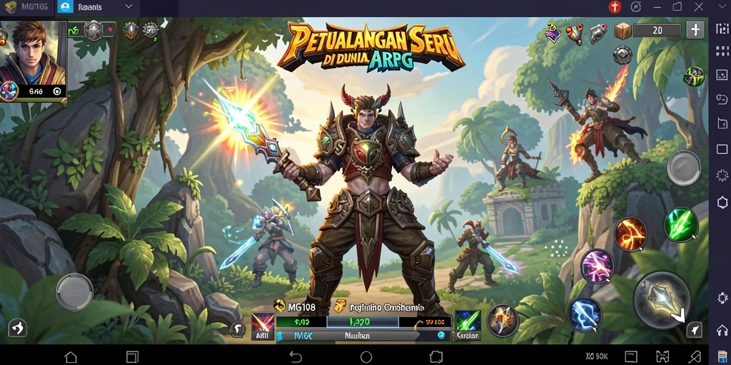 Tampilan gameplay ARPG yang seru dan menantang.