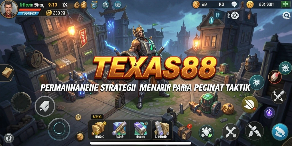 Screenshot gameplay TEXAS88 menunjukkan taktik dan strategi hebat.
