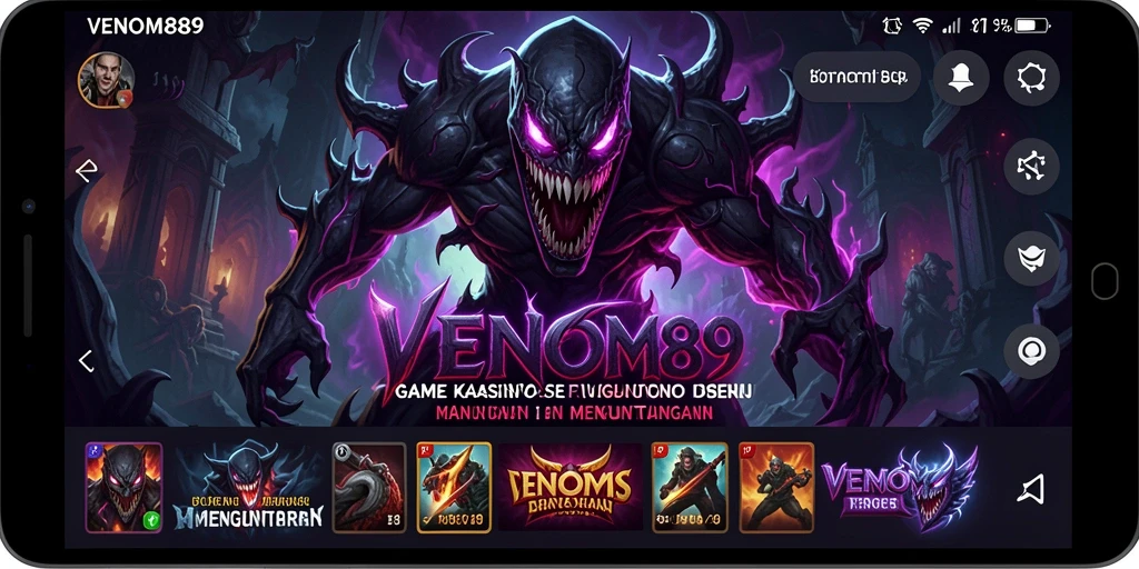 Tampilan menarik gameplay Kasino di VENOM889 dengan grafik yang memukau.